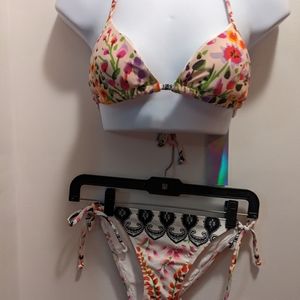 J.Y Rays small floral string bikini NWT